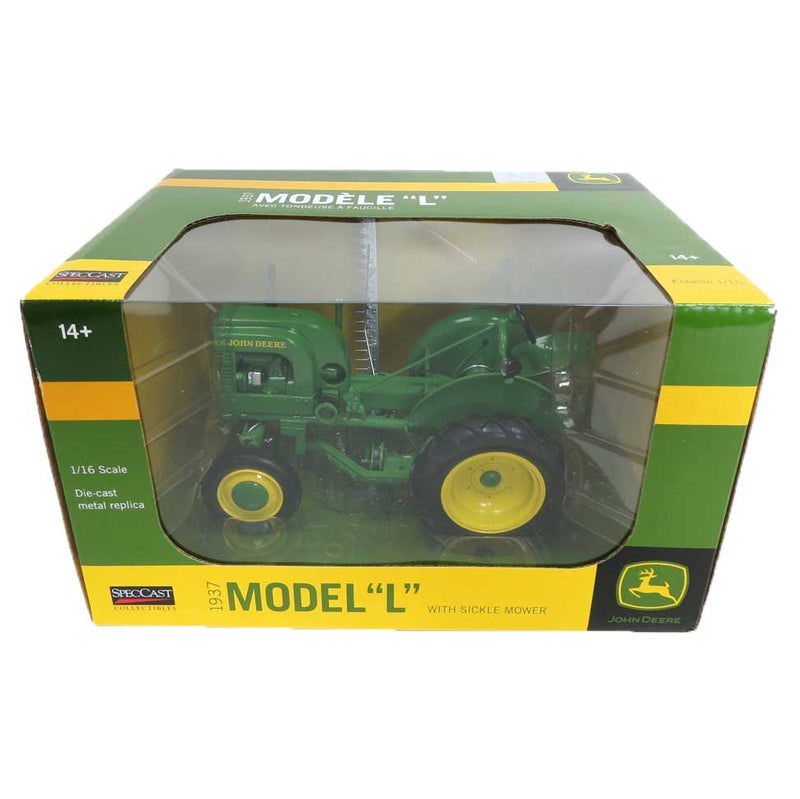 1/16 1937 John Deere Model L Tractor with Sickle Mower by SpecCast
