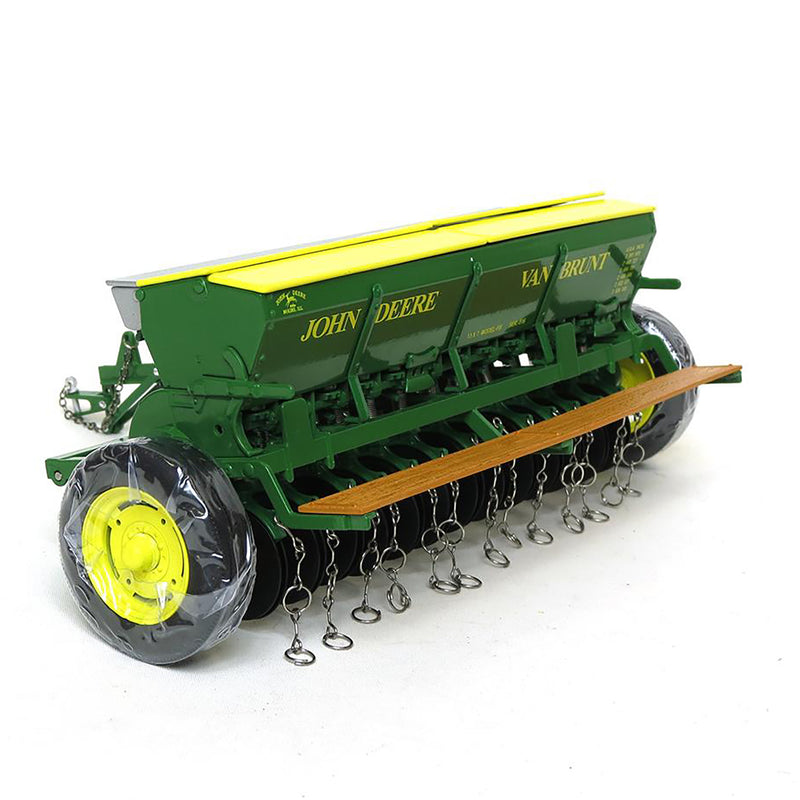 1/16 John Deere Grain Drill with Yellow Hopper Lids by SpecCast