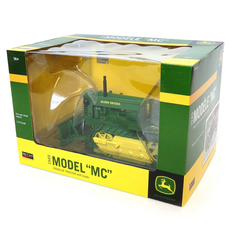 1/16 1949 John Deere Model MC Crawler Tractor with Blade by SpecCast