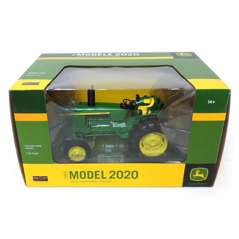 1/16 John Deere Model 2020 Diesel Wide Front Tractor by SpecCast
