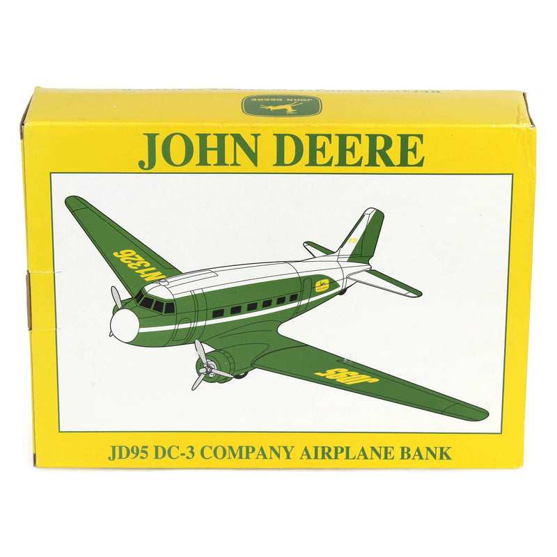 John Deere JD95 DC-3 Company Airplane Bank by SpecCast
