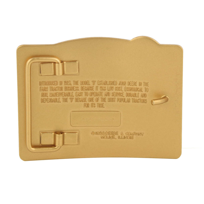 1988 John Deere Model D Tractor Belt Buckle