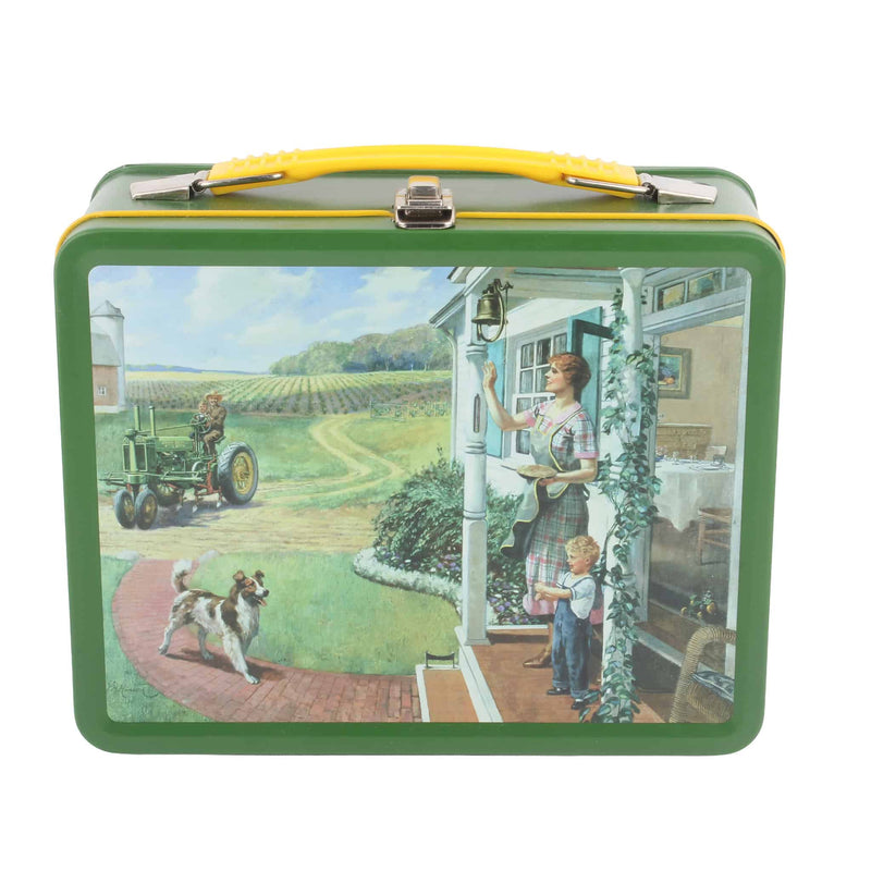 Metal John Deere Lunch Box "Suppertime"