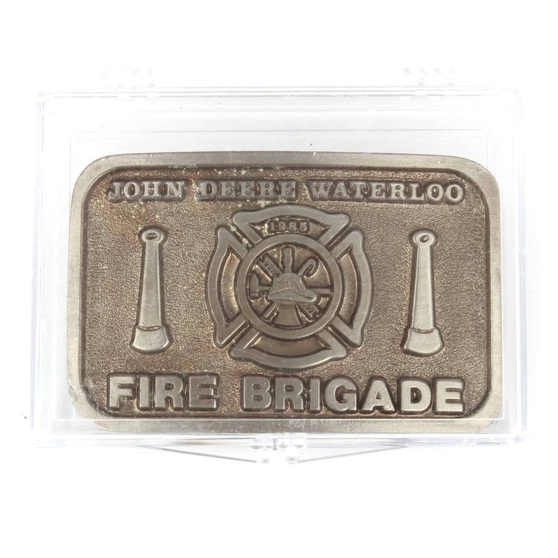 1985 John Deere Waterloo Fire Brigade Belt Buckle