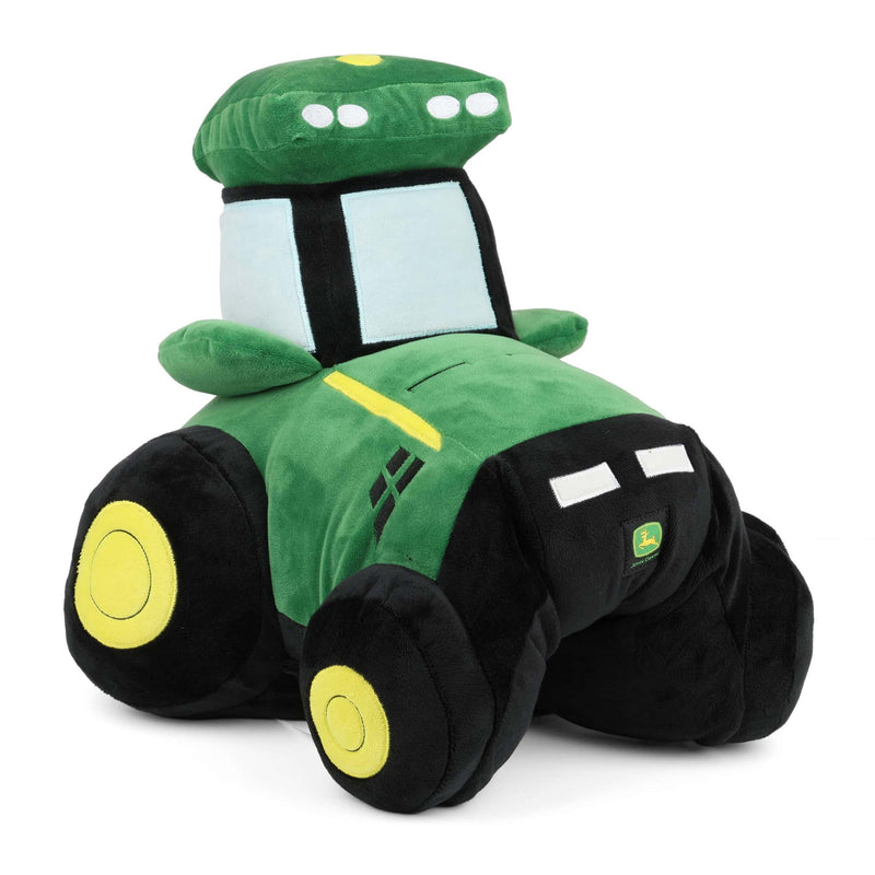 John Deere Plush Sherpa Tractor Pillow