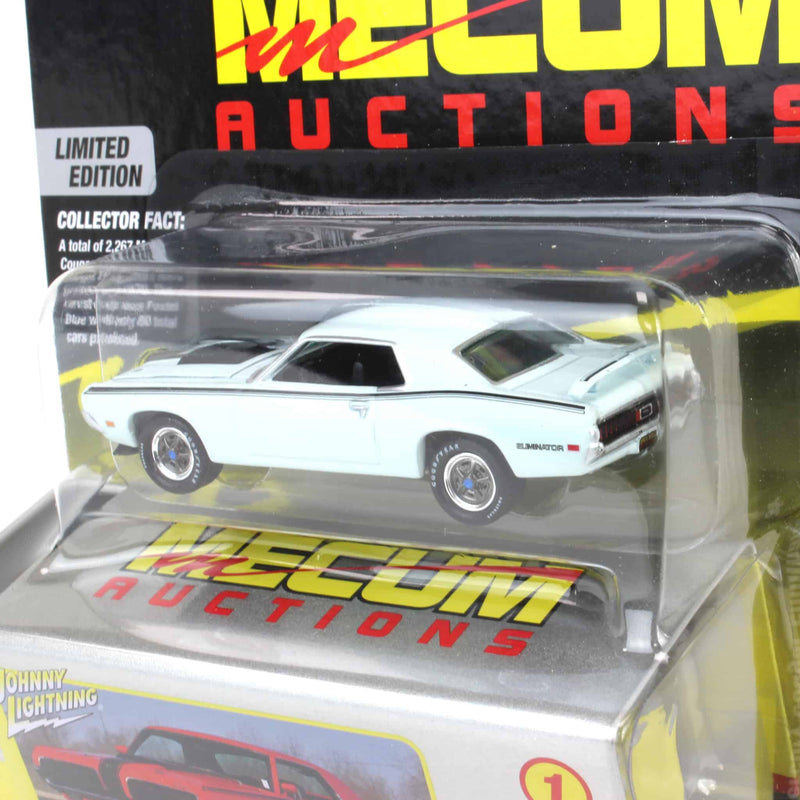 1/64 1970 Mercury Cougar Eliminator, Mecum Auctions, Johnny Lightning Collector Tin Series 15
