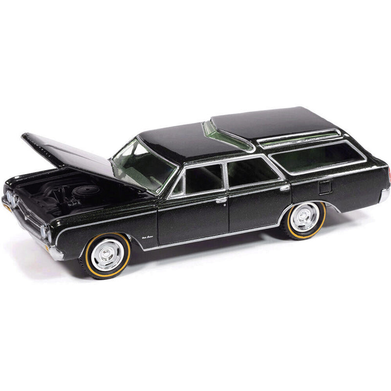 1/64 1964 Oldsmobile Vista Cruiser, Jade Mist Poly, Johnny Lightning Collector Tin Series 16