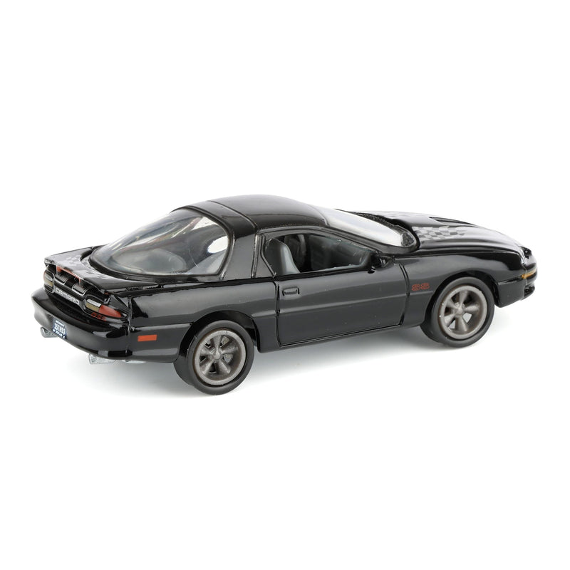 Set of (2) 1/64 2002 Chevy Camaro SS 35th Anniversary A & B Versions from the Johnny Lightning Collector Tin Series