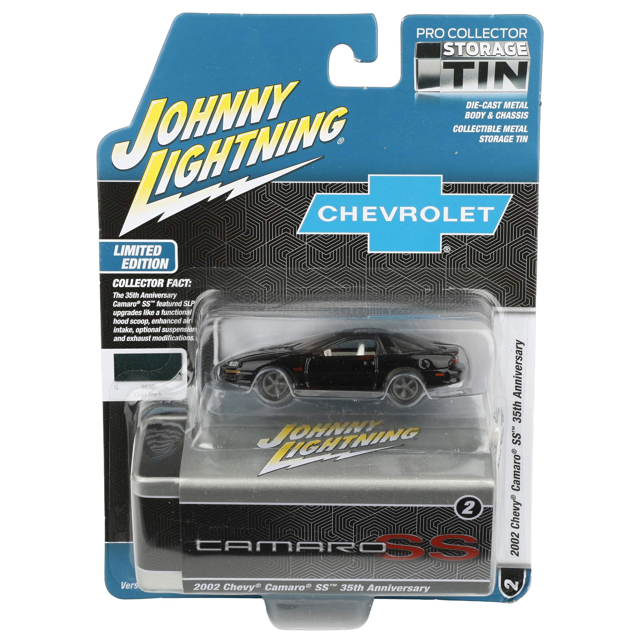 1/64 2002 Chevy Camaro SS 35th Anniversary, Onyx Black, Johnny