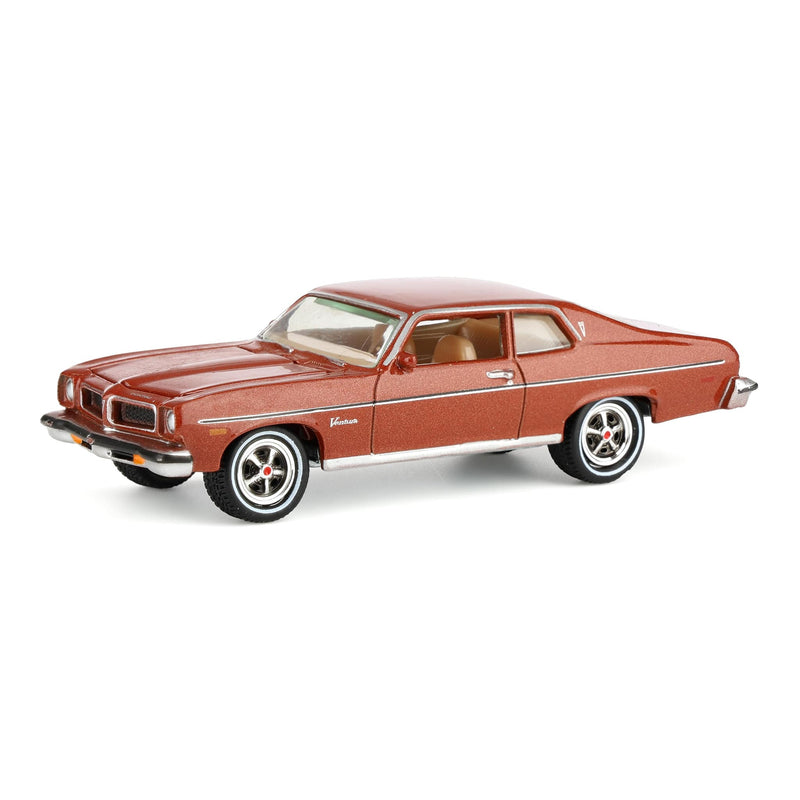 1/64 1974 Pontiac Ventura, Fire Coral Bronze, Johnny Lightning Collector Tin Series