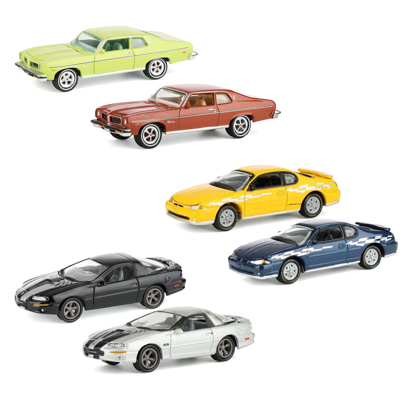 6 Car Set ~ 1/64 Johnny Lightning Collector Tin Series, 2026 Release 1