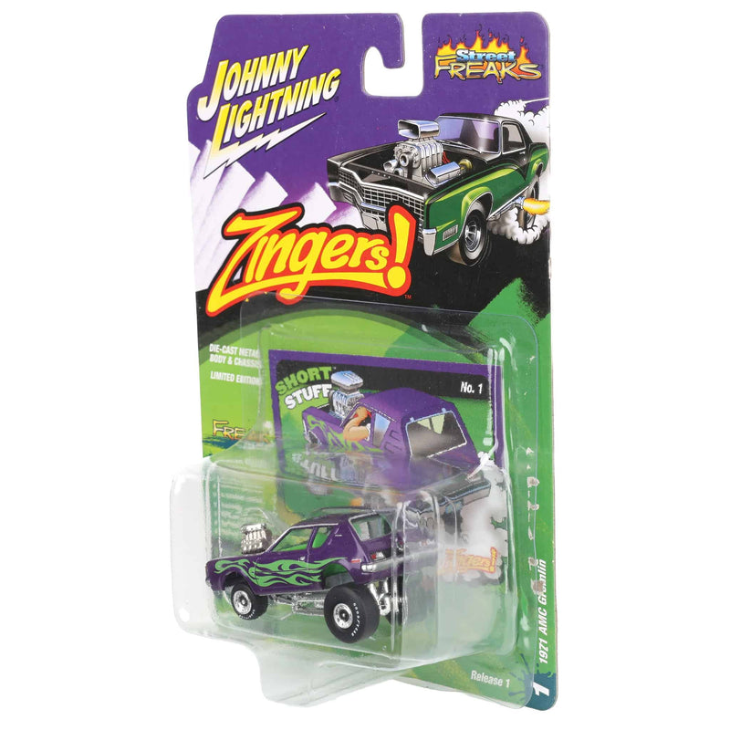 1/64 1971 AMC Gremlin, Metallic Passion Purple, Johnny Lightning Zingers