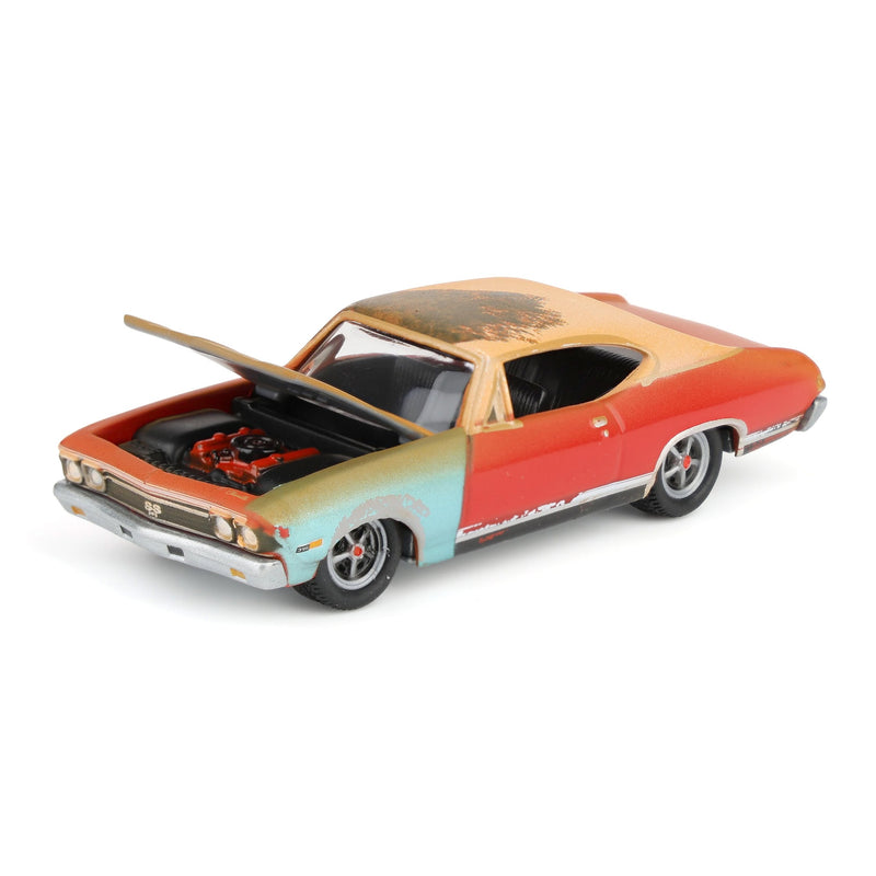 1/64 1968 Chevrolet Chevelle, Matador Red, Johnny Lightning Project in Progress