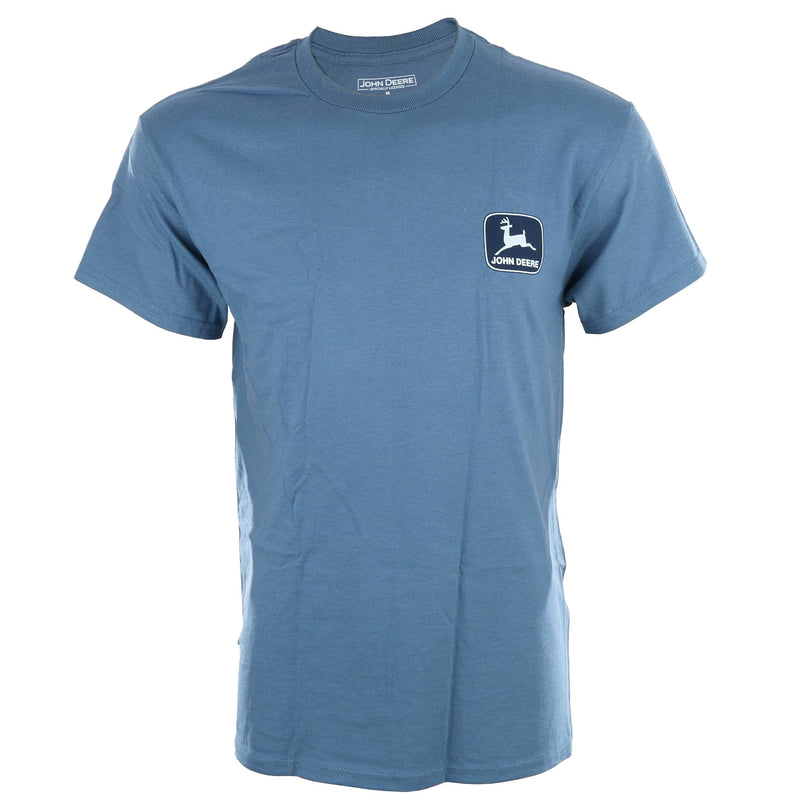 John Deere Americana Stripes Slate Blue T-Shirt