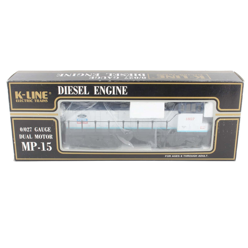 O/O-27 Scale Ford New Holland Dual Motor MP-15 Diesel Train Engine, Employee Edition by K-Line