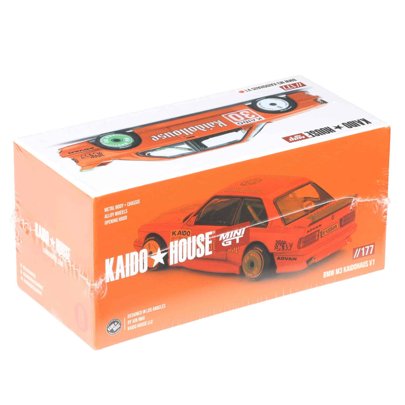 1/64 BMW M3 KAIDOHAUS V1, Orange, Kaido House x Mini GT