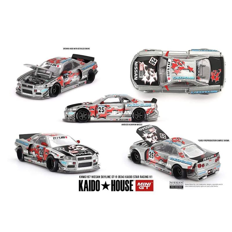 1/64 Nissan Skyline GT-R Kaido Star Racing V1 by Mini GT