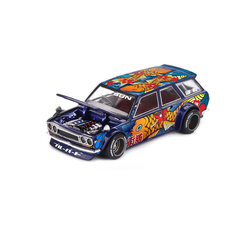 SEALED 1/64 Datsun 510 Wagon, Koi Wagon V1, Kaido House x Mini GT - Chance for Raw Chase Unit