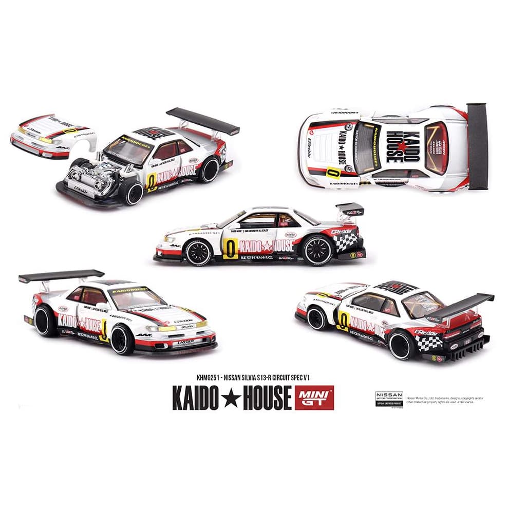 SEALED ~ 1/64 Nissan Silvia S13-R Circuit Spec V1, Kaido House by