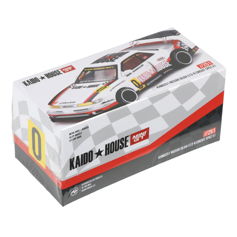 1/64 Nissan Silvia S13-R Circuit Spec V1, Kaido House by Mini GT
