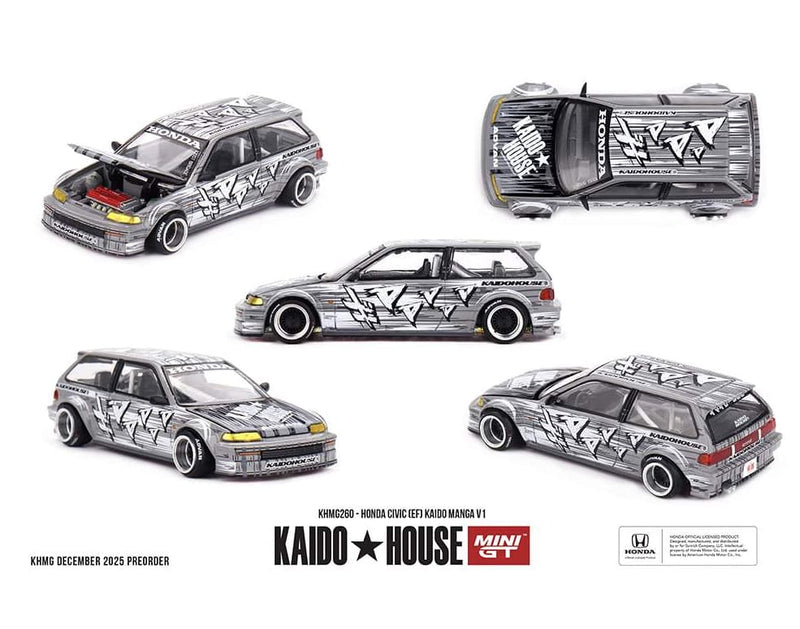 1/64 Honda Civic (EF) Kaido Manga V1 by Mini GT