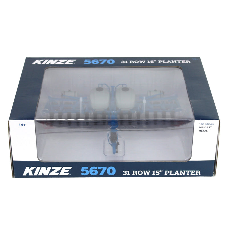 (B&D) 1/64 Kinze 5670 31 Row Planter with 15in Row Spacing by SpecCast - Damaged Item