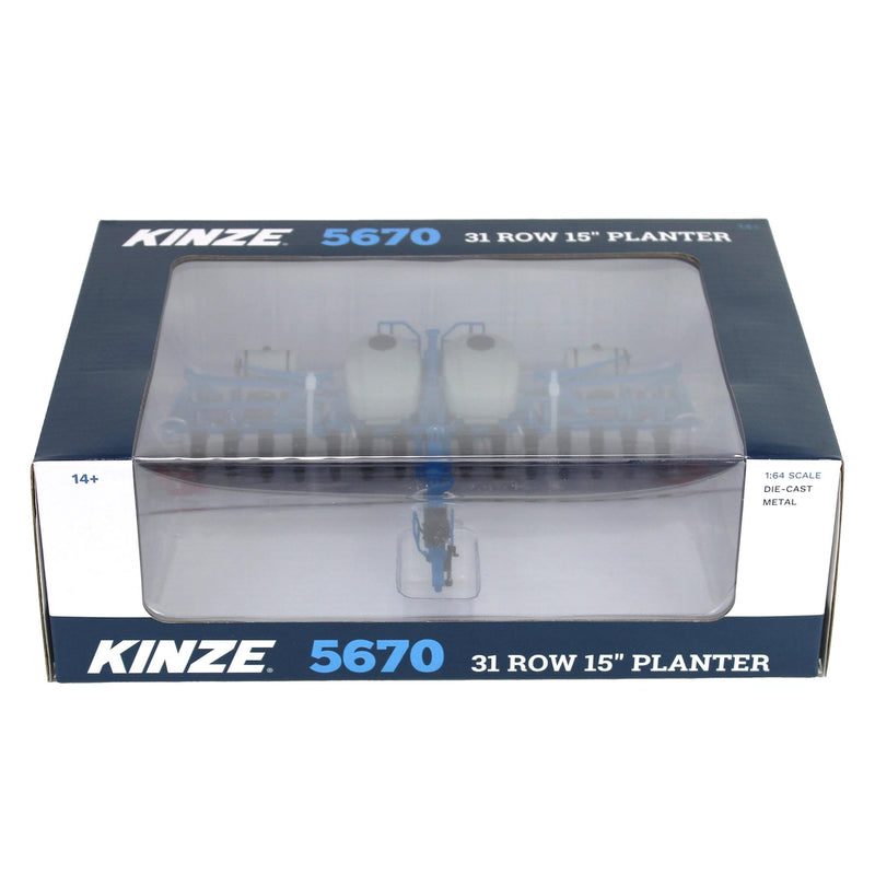 (B&D) 1/64 Kinze 5670 31 Row Planter with 15in Row Spacing by SpecCast - Damaged Item