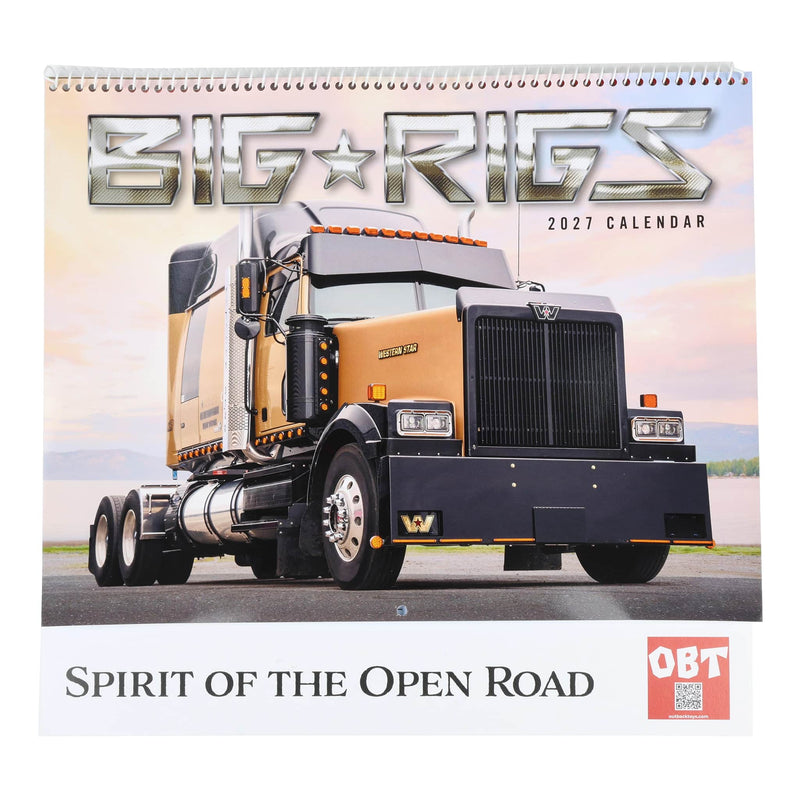 Big Rigz 2027 13-Month Full-Size Wall Calendar