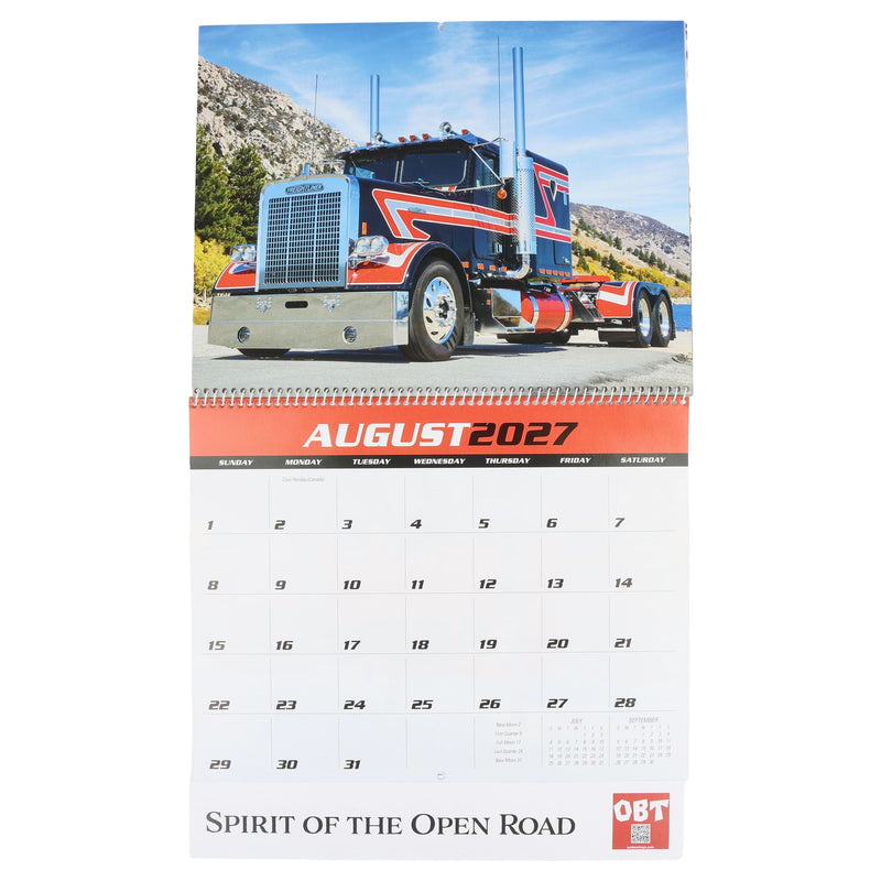 Big Rigz 2027 13-Month Full-Size Wall Calendar