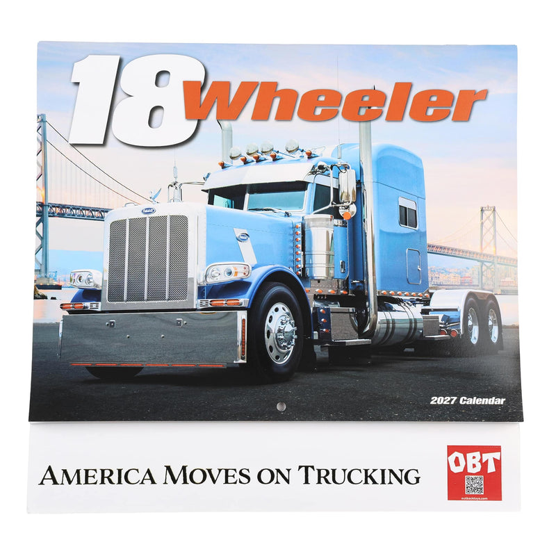 18 Wheelers 2027 13-Month Full-Size Wall Calendar