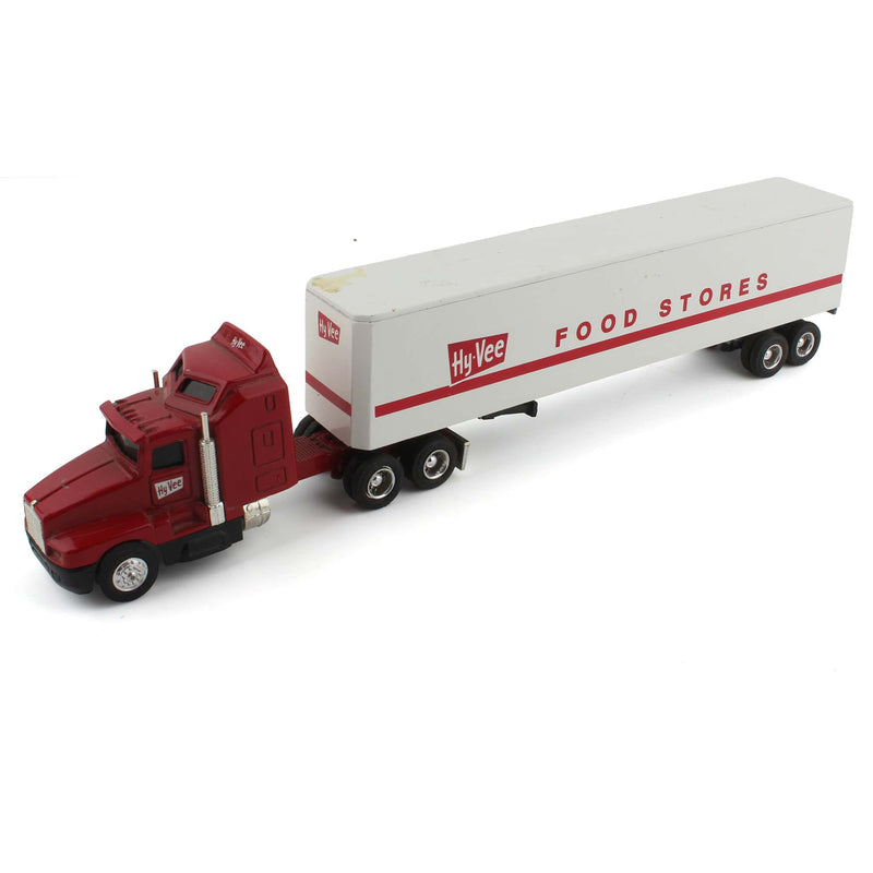 Lot of (1) 1/64 The Fillet Shoppe Semi, (1) 1/64 Angelo's Liquors Semi, and (1) 1/64 Hy-Vee Food Stores Semi