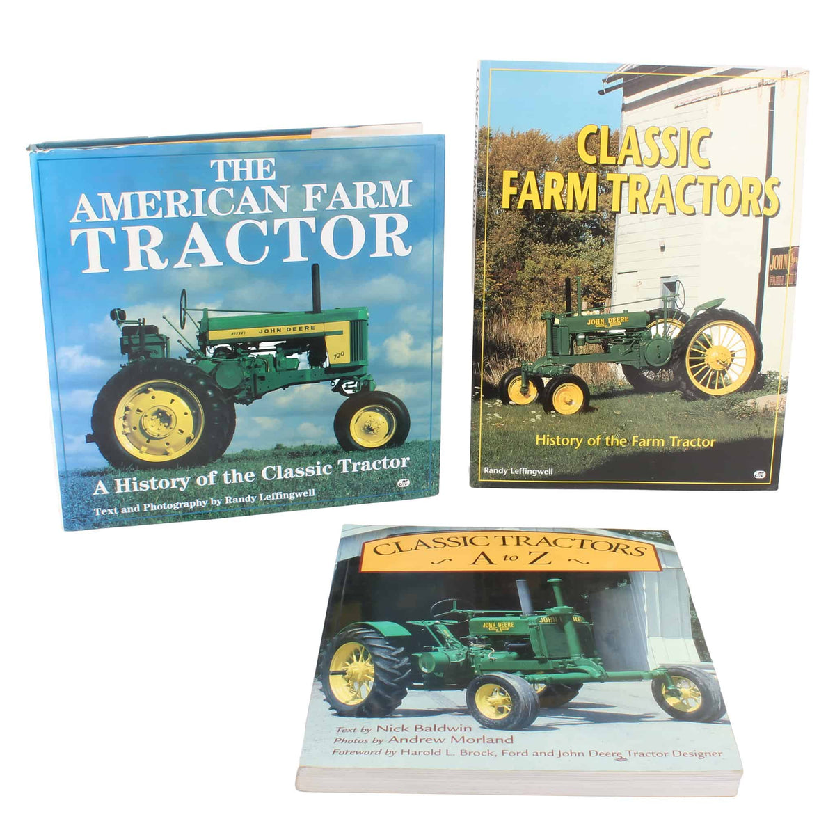 Lot of (2) Classic Tractors Softcover Books and (1) American Farm Trac ...