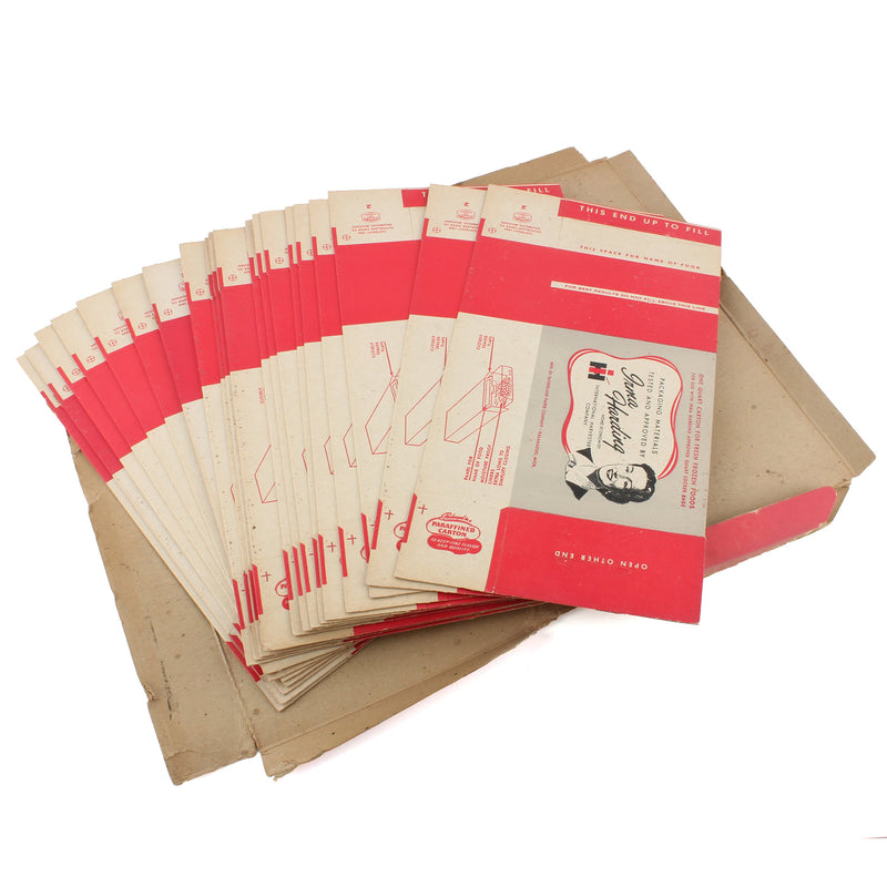 Lot of (1) Jiffy Sealer and (1) Box of Fresh Frozen Food Boxes by International Harvester