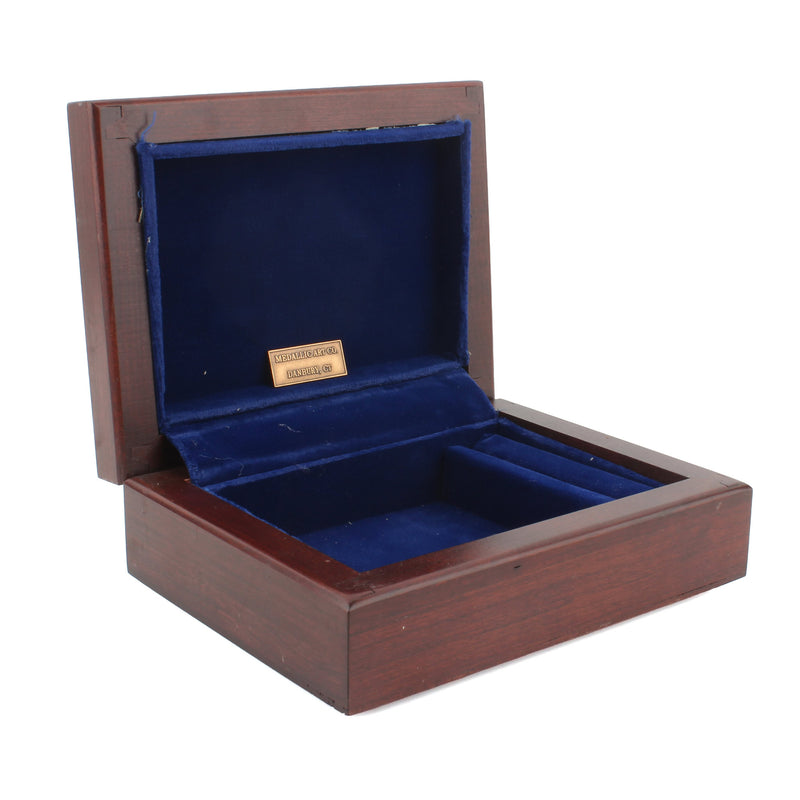 Lot of (2) John Deere Desktop Items and (1) First Day Issue Postage Stamp with Protective Case