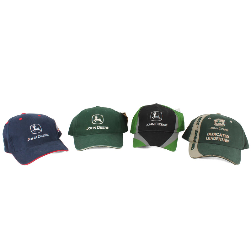 Lot of (3) New Green John Deere Hats with Visors and (1) New  display picture 3