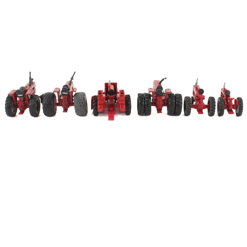 Lot of (5) 1/64 Farmall Tractors, and (1) 1/64 Farmall Tractor with Picker by ERTL