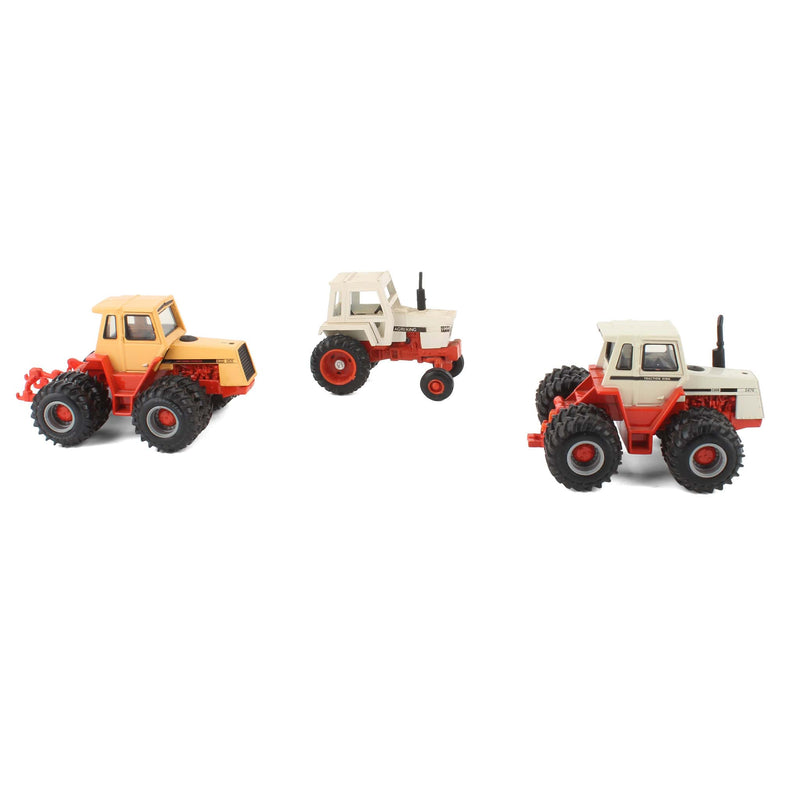 Lot of (1) 1/64 Case AgriKing Tractor and (2) Case Tractors with Duals by ERTL