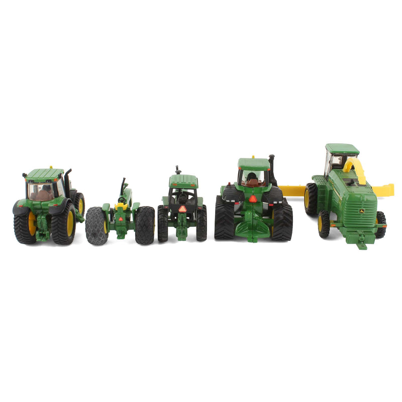 Lot of (1) John Deere Combine, (1) John Deere Tractor, and (3) John Deere Premiere Tractors by ERTL