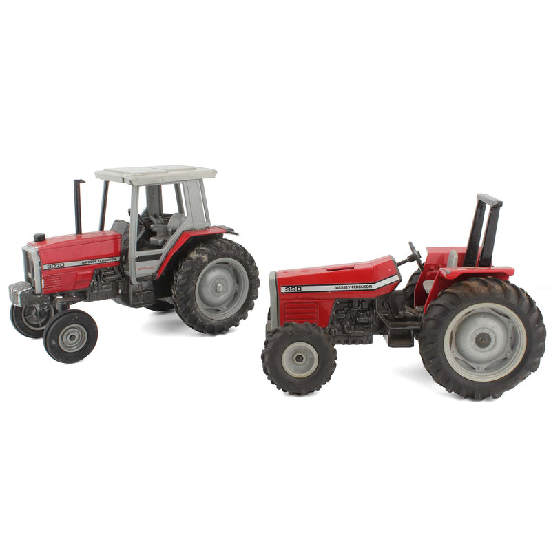 Lot of (2) 1/16 Damaged Massey Ferguson Tractors by ERTL
