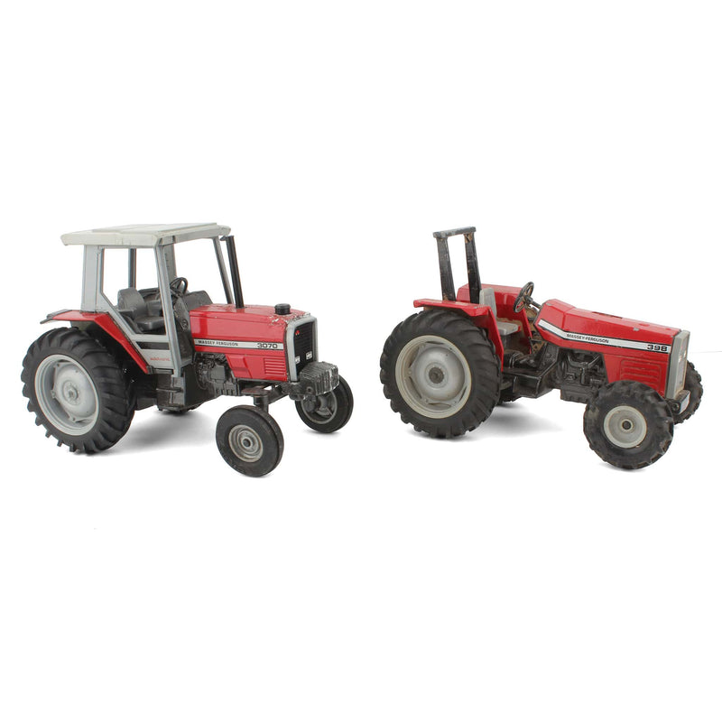 Lot of (2) 1/16 Damaged Massey Ferguson Tractors by ERTL
