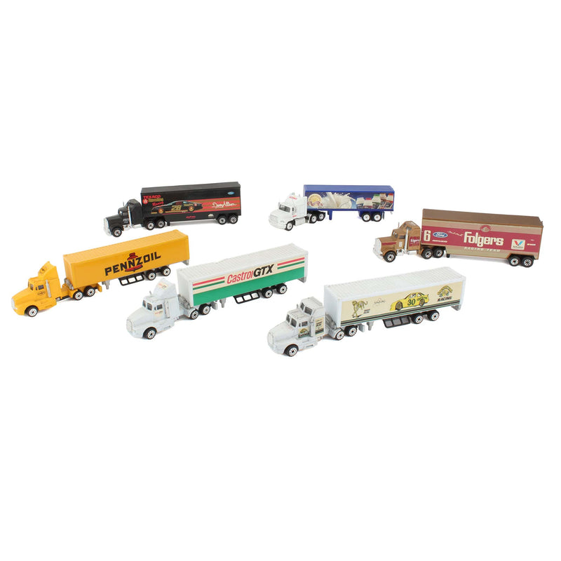Lot of (2) Kenworth Semis, (1) Ford Aeromax Semi, and (3) Miscellaneous Semi Trucks