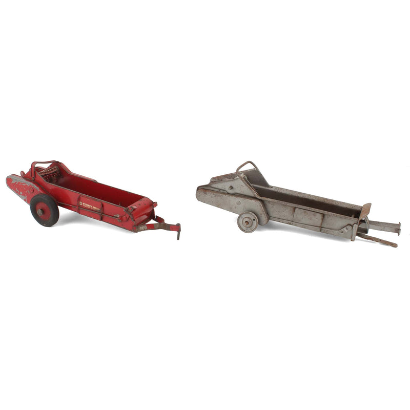 Lot of (1) 1/16 McCormick Deering Manure Spreader and (1) Unfinished Manure Spreader by ESKA