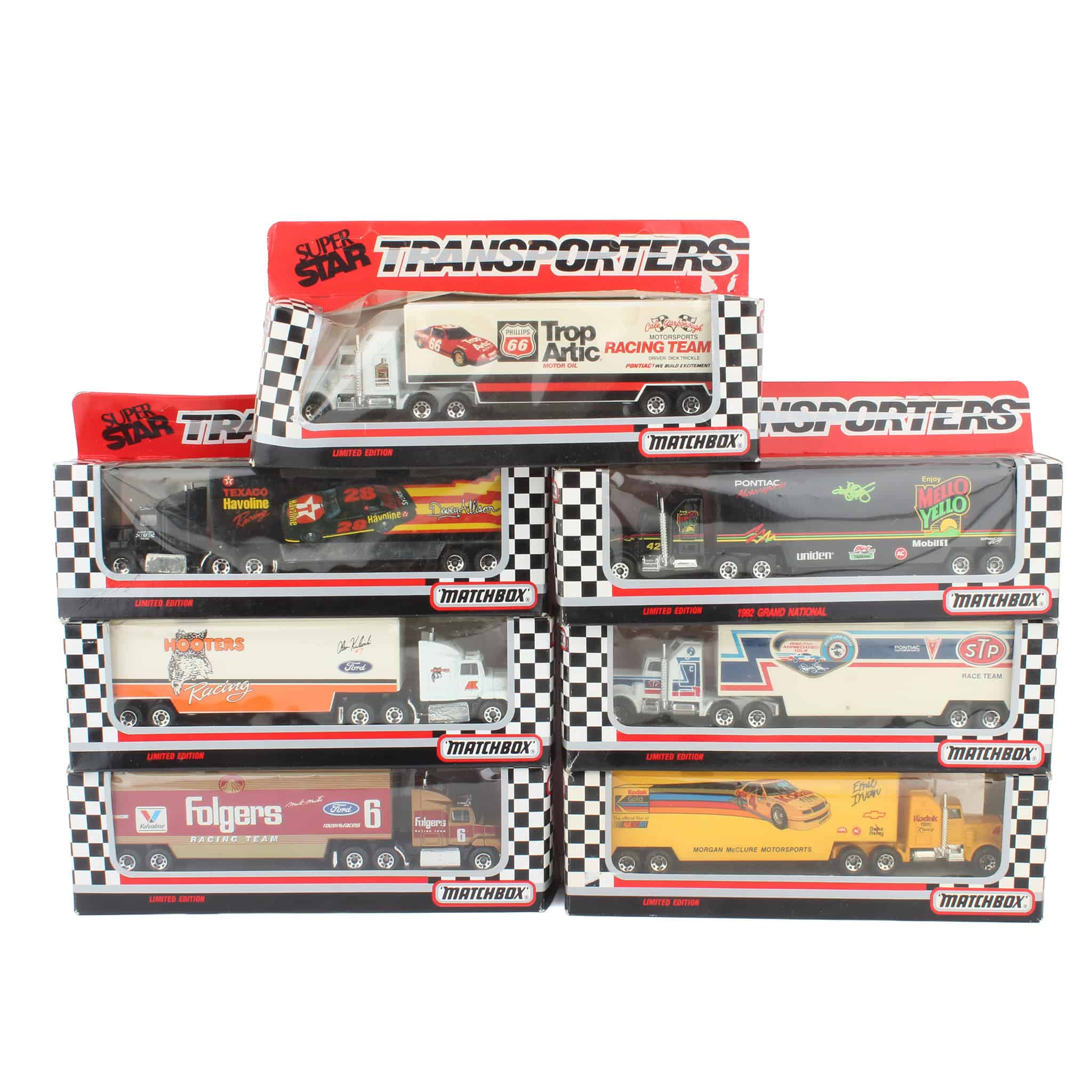 MATCHBOX　トランスポーター Lot of (7) 1/87 Matchbox Super Star Transporter — Outback Toys