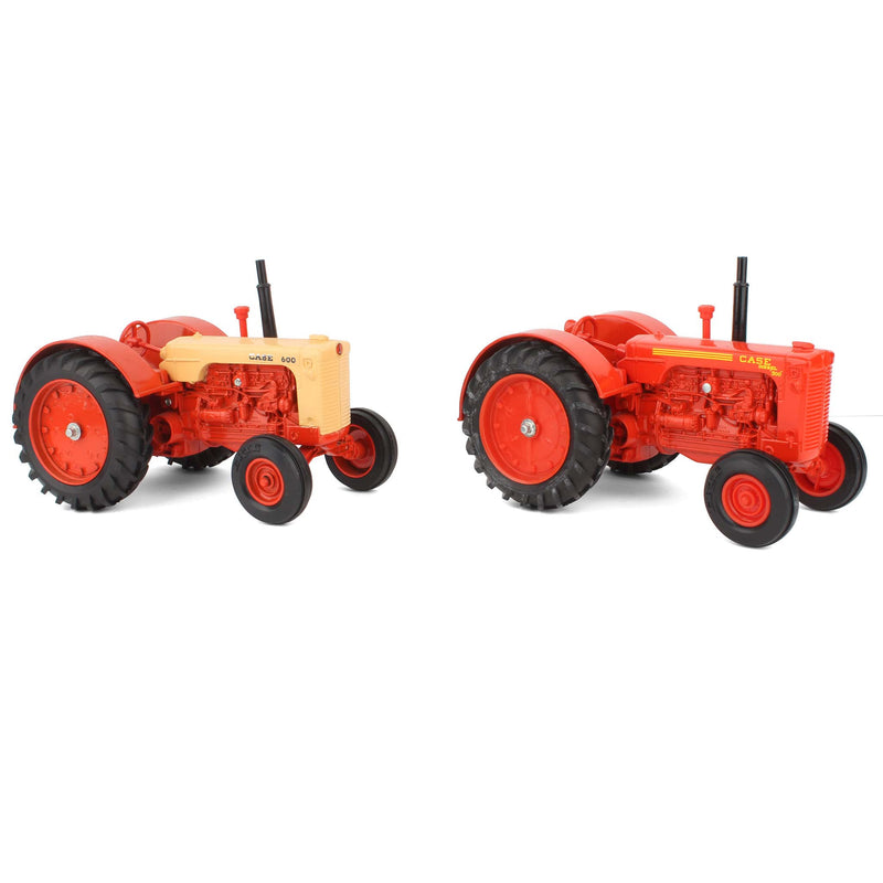 Lot of (2) 1/16 Case Tractors with Rounded Fenders by ERTL