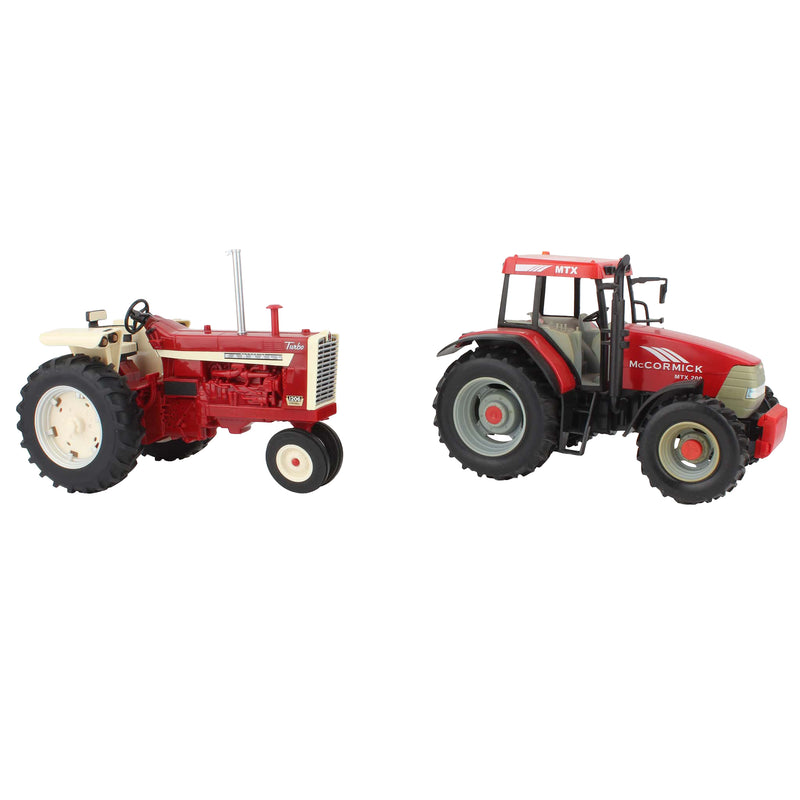 Lot of (1) 1/16 Plastic McCormick Tractor and (1) 1/16 Plastic McCormick Farmall Tractor