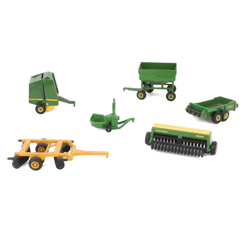 Lot of (6) 1/64 Various John Deere Farm Implements by ERTL