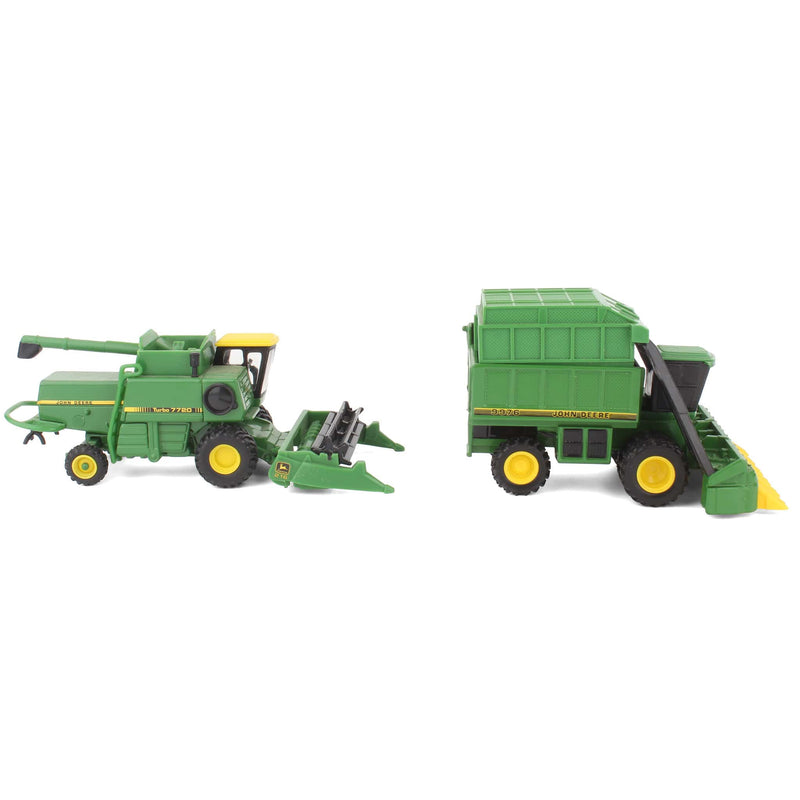 Lot of (1) 1/64 John Deere Cotton Picker and (1)  1/64 John Deere Combine by ERTL