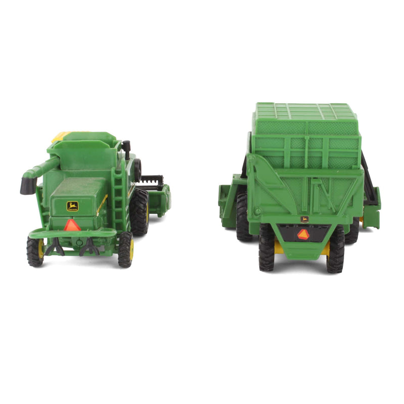 Lot of (1) 1/64 John Deere Cotton Picker and (1)  1/64 John Deere Combine by ERTL