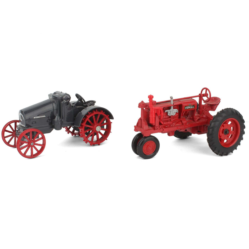 Lot of (1) 1/16 McCormick Deering Farmall F-20 on Rubber Tires and (1) 1/16 International Kerosene Tractor on Steel Wheels
