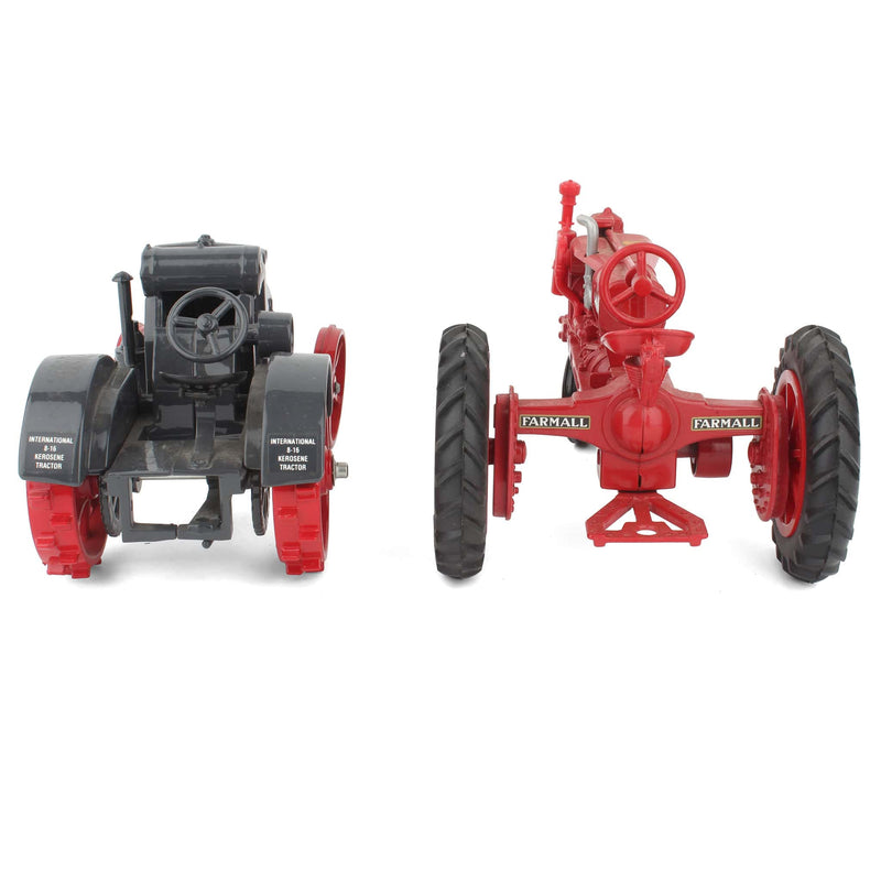 Lot of (1) 1/16 McCormick Deering Farmall F-20 on Rubber Tires and (1) 1/16 International Kerosene Tractor on Steel Wheels